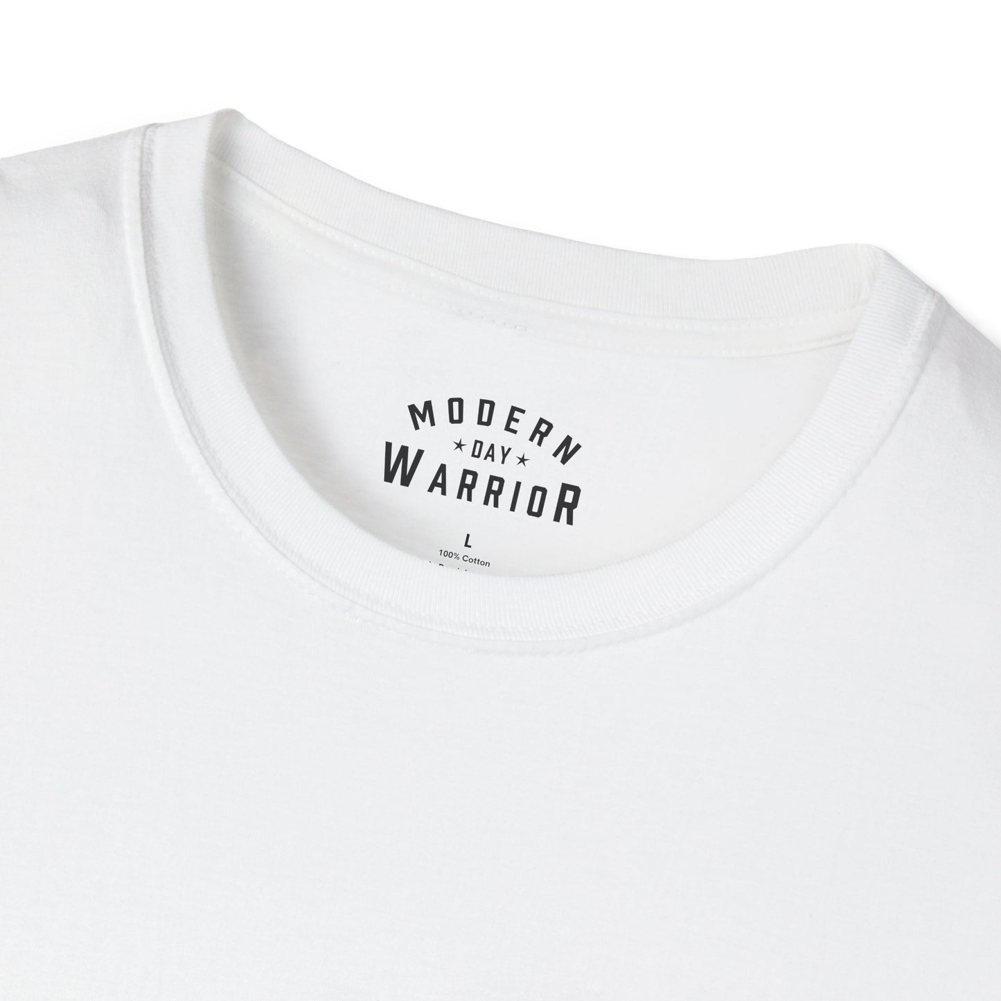 Centurion Tee – White & Grey | Strength Wears Armor