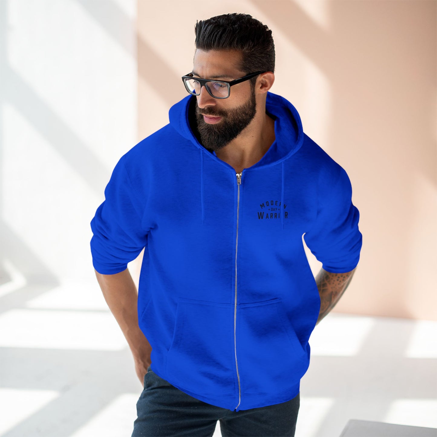 Zip-Up Hoodie | Sleek, Tactical Comfort in 9 Battle-Ready Colors