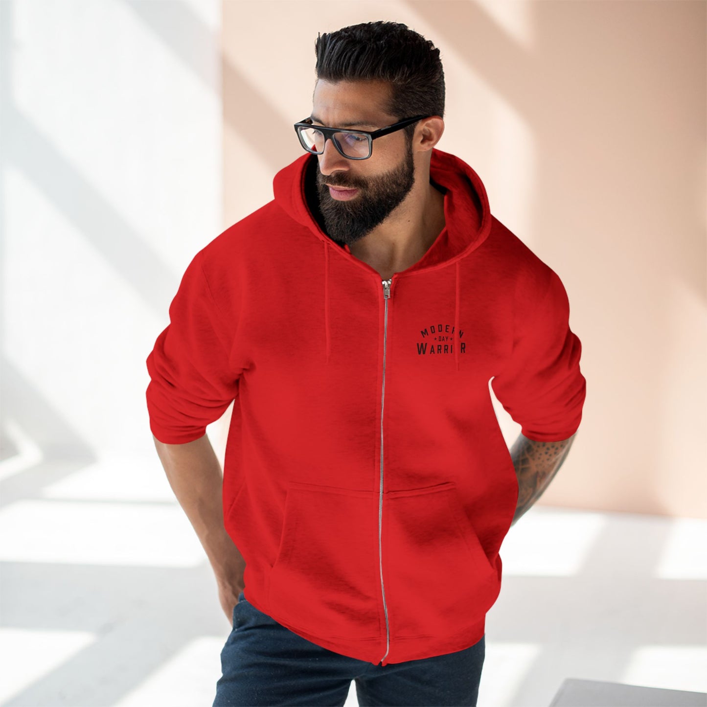 Zip-Up Hoodie | Sleek, Tactical Comfort in 9 Battle-Ready Colors