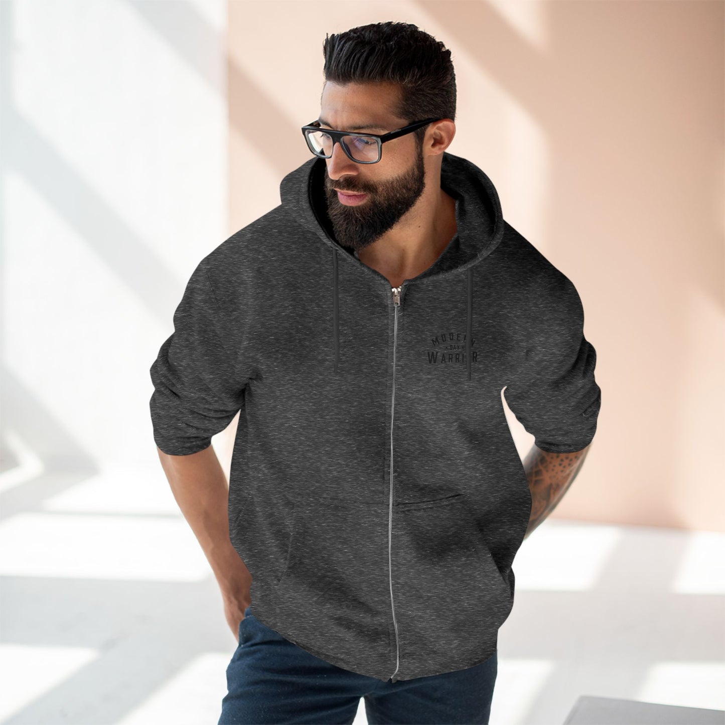 Zip-Up Hoodie | Sleek, Tactical Comfort in 9 Battle-Ready Colors