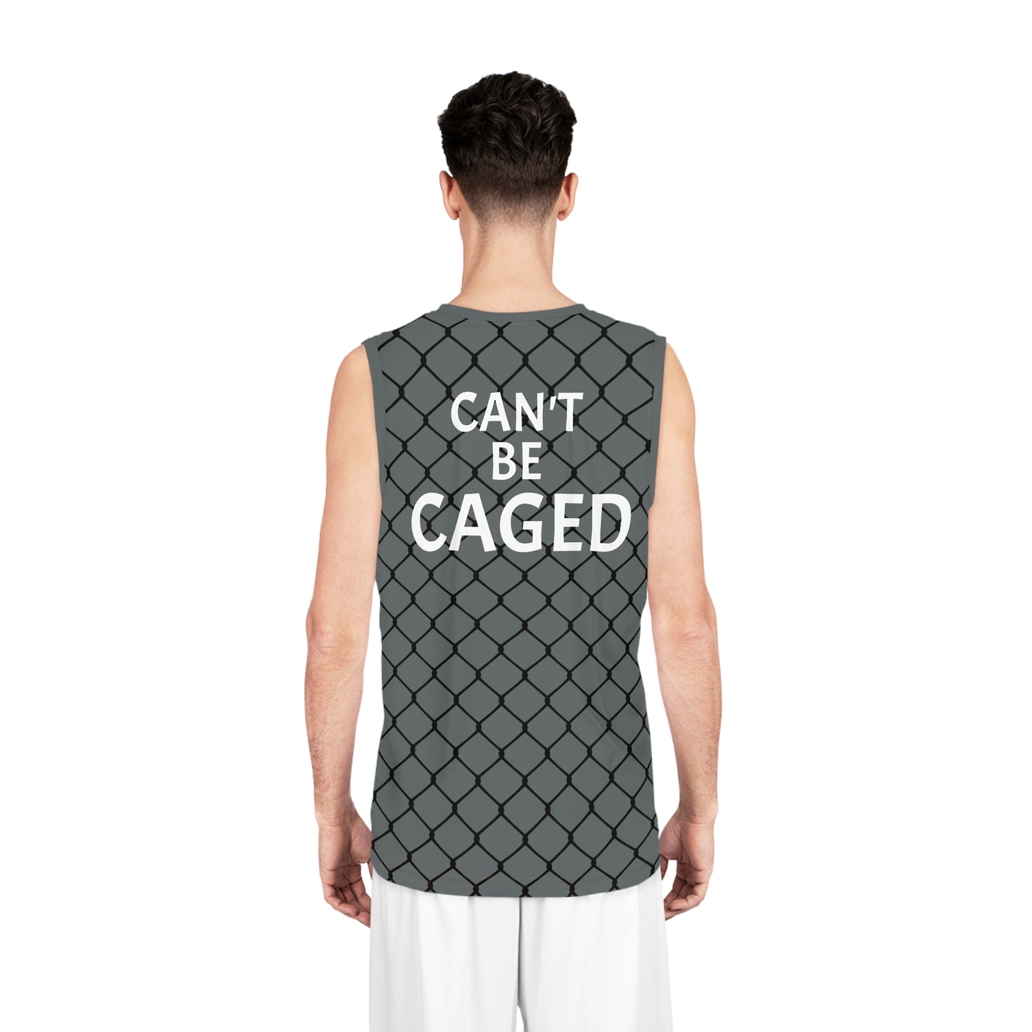 Can't Be Caged Tank Top Jersey - White