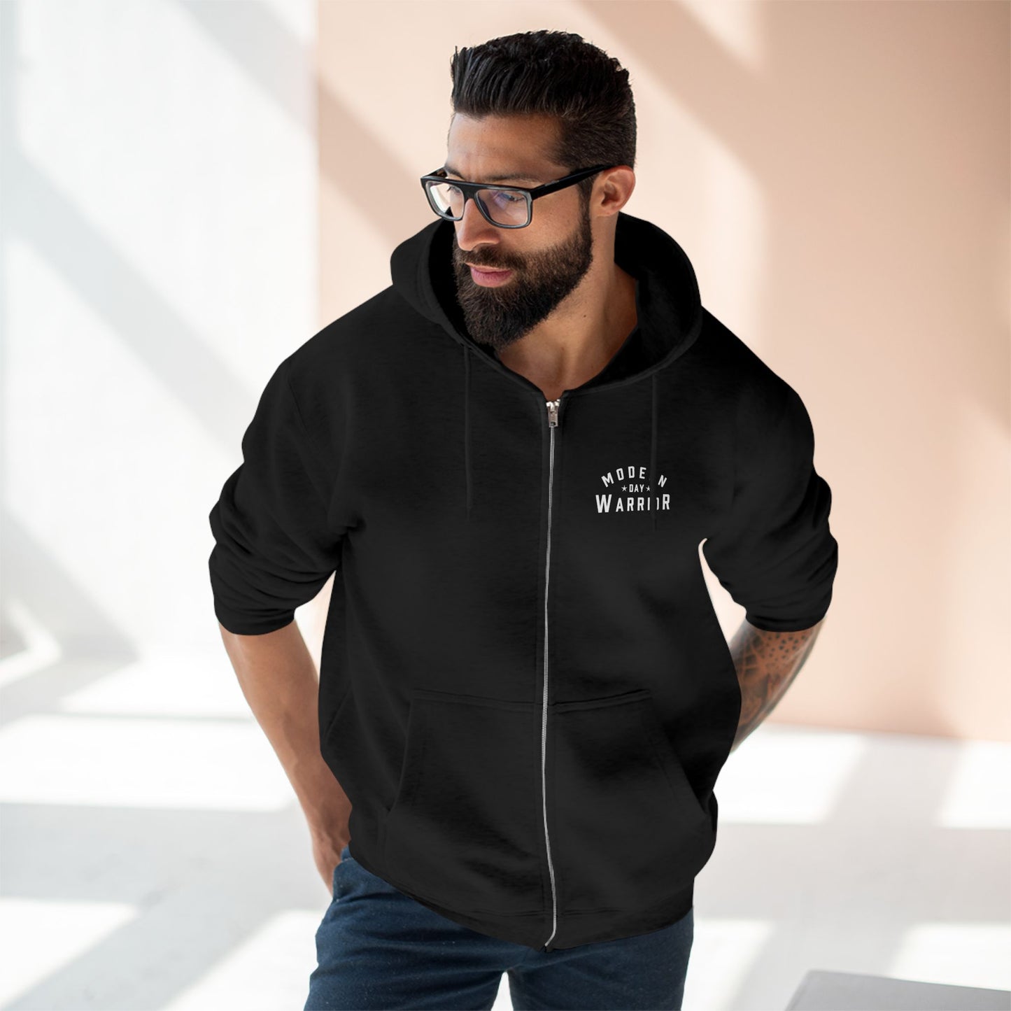 Zip-Up Hoodie | Sleek, Tactical Comfort in 9 Battle-Ready Colors
