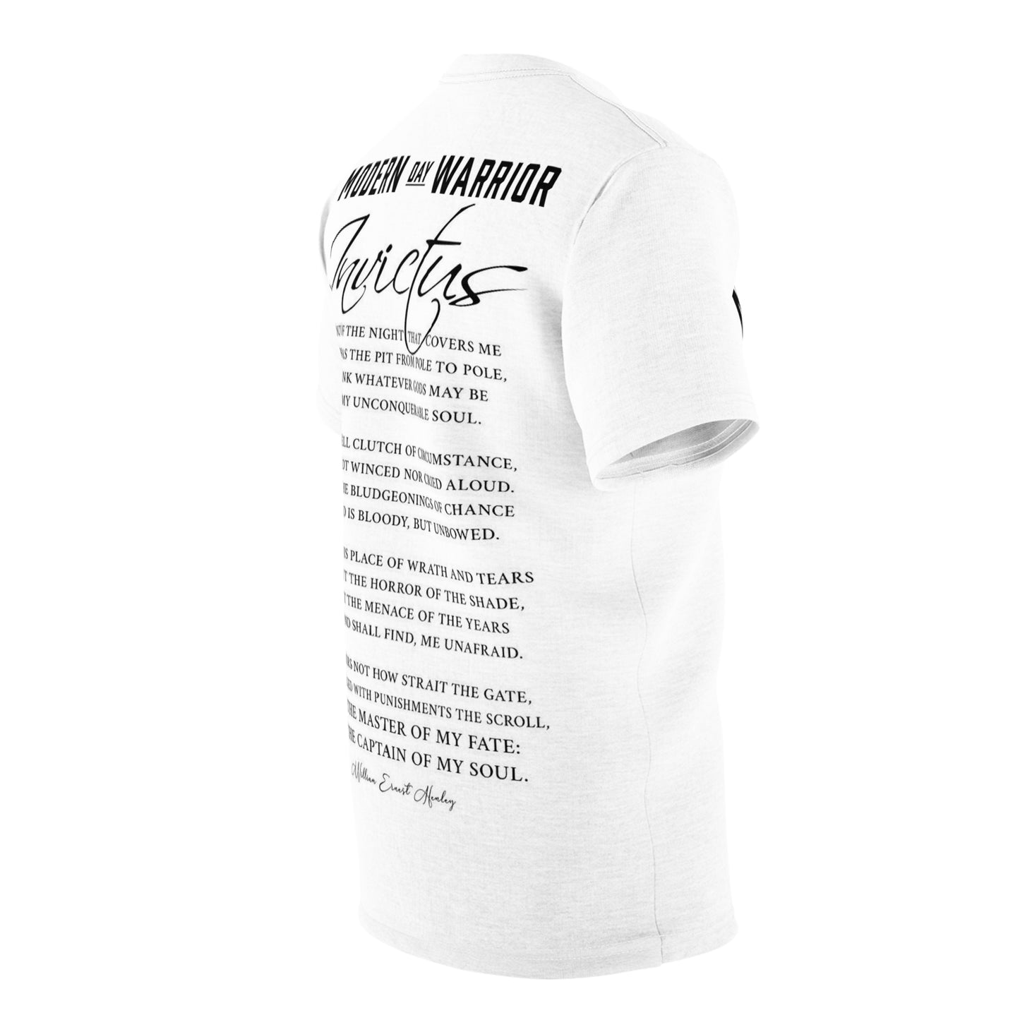 INVICTUS POEM - Unisex White Tee Shirt