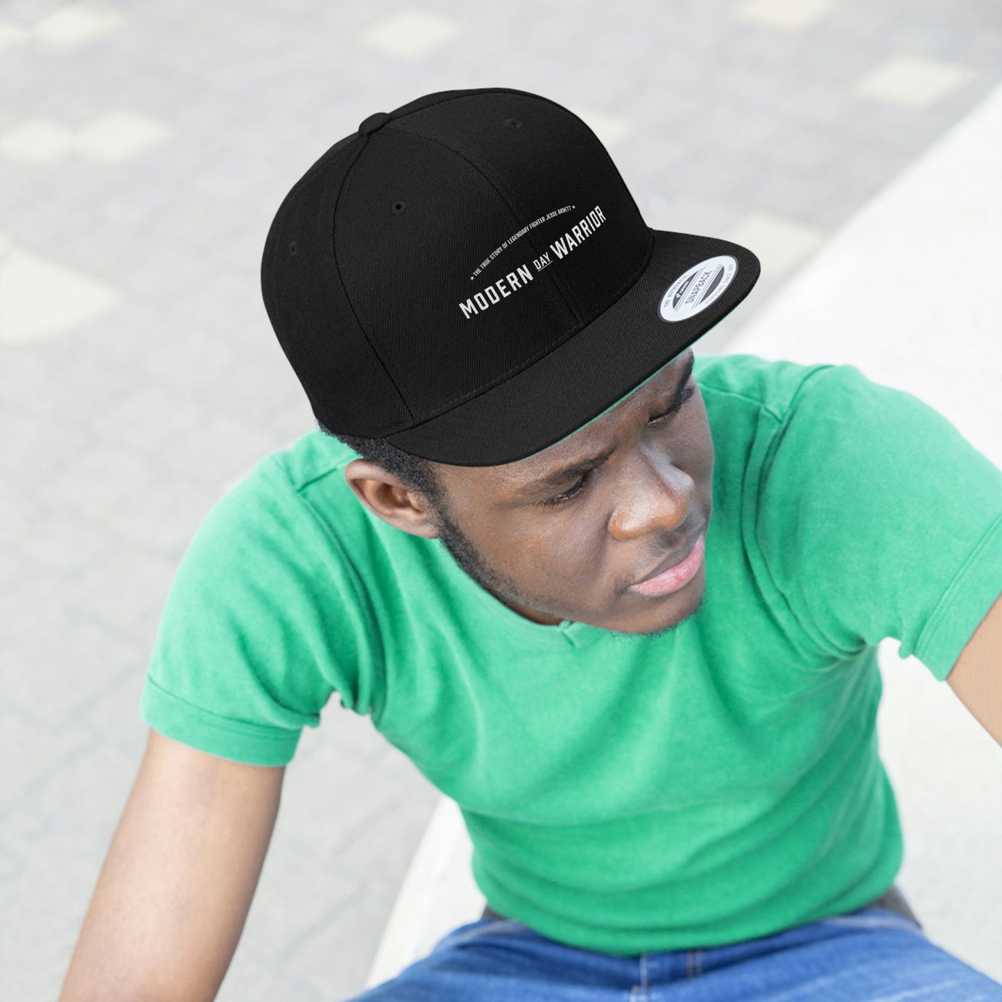 Modern Day Warrior Basic Flat Bill Hat